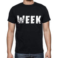 week , white letters, Men's Short Sleeve Round Neck T-shirt 00007