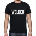 Welder t shirt, mens t-shirt, occupation, S Size, Black, Cotton