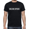 Welfare Officer t shirt, mens t-shirt, occupation, S Size, Black, Cotton