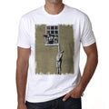 Well Hung Lover Herren-T-Shirt, Weiß, 100 % Baumwolle 00164