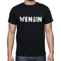 wensin, Men's Short Sleeve Round Neck T-shirt 00022
