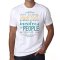 What is most important, Men's White tee, 100% Cotton 00169