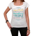 What is most important, White Women's T-shirt, 100% cotton 00168