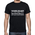 wheelchair basketball sport-health-spirit-success Men's Short Sleeve Round Neck T-shirt 00079