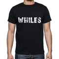 whiles ,Men's Short Sleeve Round Neck T-shirt 00004
