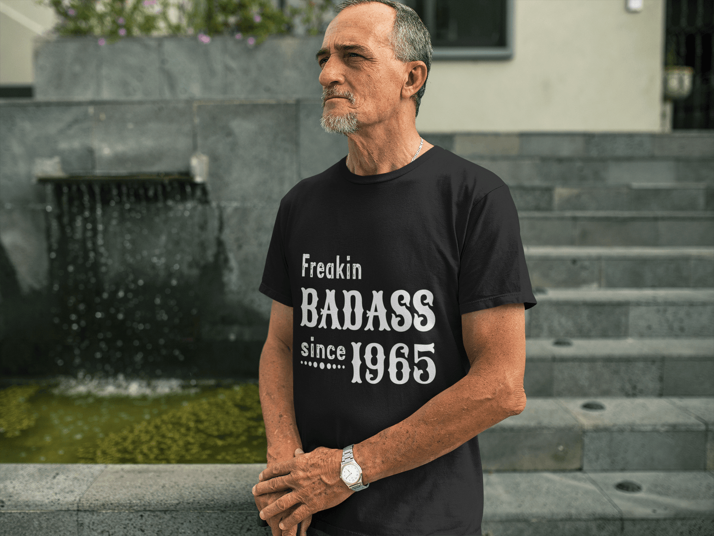Freakin Badass Since 1995 Men's T-shirt Black Birthday Gift 00393