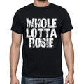 Whole Lotta Rosie , white letters, Men's Short Sleeve Round Neck T-shirt 00007