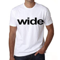 wide Men's Short Sleeve Round Neck T-shirt