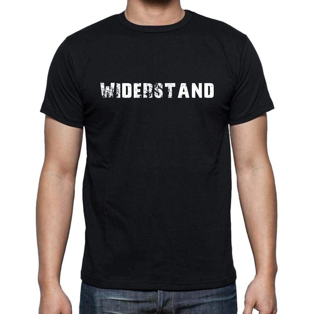 Widerstand Mens Short Sleeve Round Neck T-Shirt - Casual