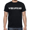 widespread , white letters, Men's Short Sleeve Round Neck T-shirt 00007