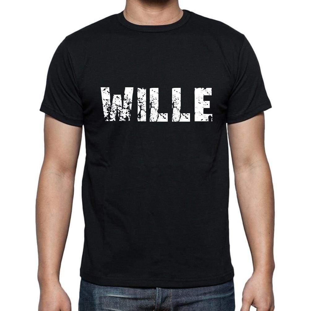 Wille Mens Short Sleeve Round Neck T-Shirt - Casual