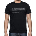 William G. McAdoo quote t shirts,"It is impossible to",t shirts men,black