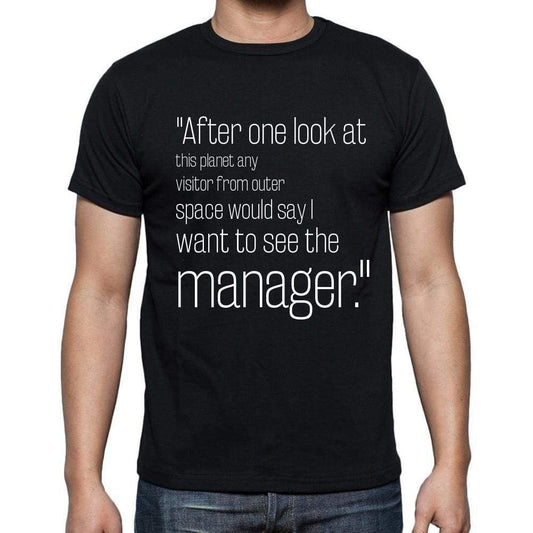 William S. Burroughs Quote T Shirts After One Look At T Shirts Men Black - Casual