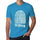 Willing Fingerprint Blue Mens Short Sleeve Round Neck T-Shirt Gift T-Shirt 00311 - Blue / S - Casual