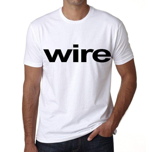 Wire Mens Short Sleeve Round Neck T-Shirt