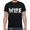 wire , white letters, Men's Short Sleeve Round Neck T-shirt 00007