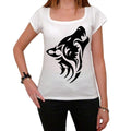 Wolf Tribal Tattoo Women's Short Sleeve Scoop Neck Tee 00161