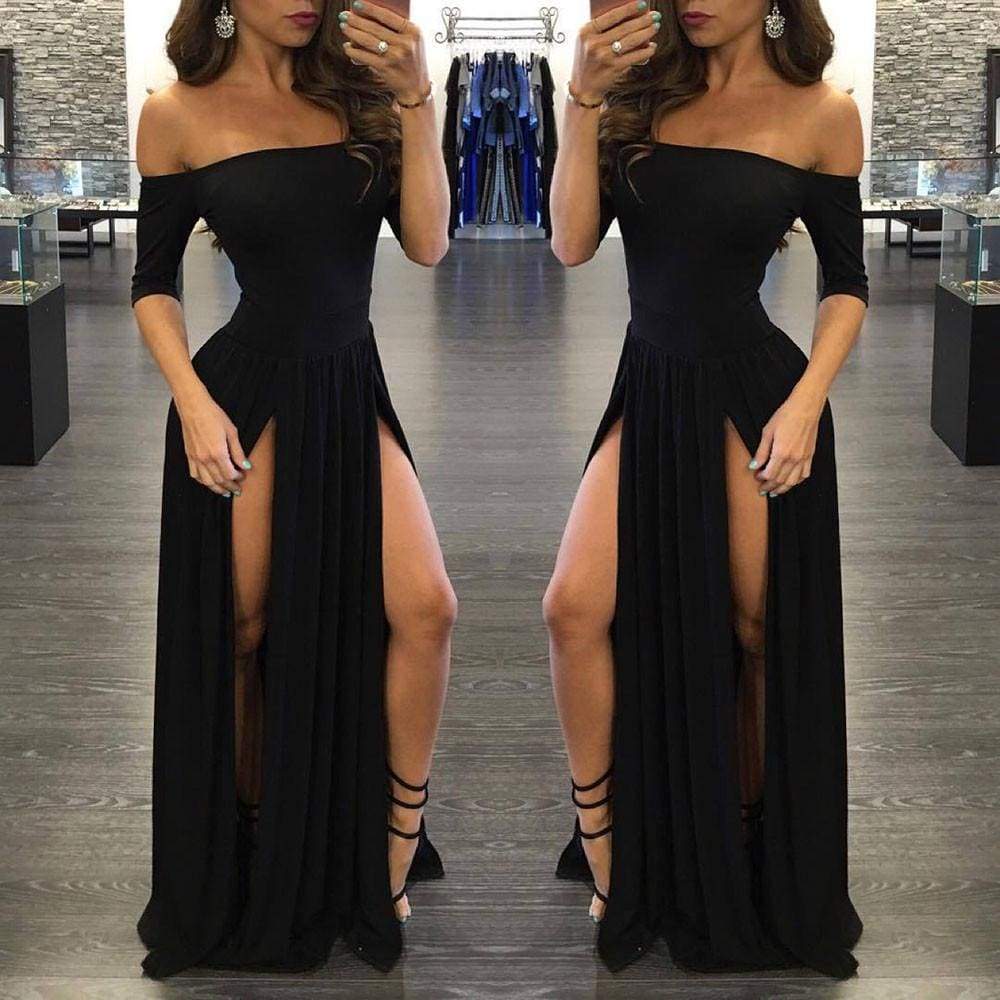 Women Sexy Formal Prom Dress Party Ball Gown Evening Long Bridesmaid Dress - S