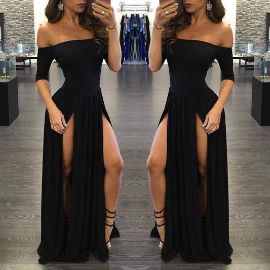 Women Sexy Formal Prom Dress Party Ball Gown Evening Long Bridesmaid Dress - S