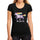 Womens Graphic T-Shirt Be Magical Unicorn Deep Black - Deep Black / S / Cotton - T-Shirt