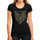 Womens Graphic T-Shirt Down Syndrome Heart Deep Black - Deep Black / S / Cotton - T-Shirt