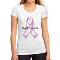 Women's Graphic T-Shirt Fight Cancer White