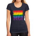 Women's Graphic T-Shirt LGBT Pride French Navy