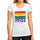 Womens Graphic T-Shirt LGBT Pride White - White / S / Cotton - T-Shirt