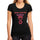 Womens Graphic T-Shirt Shine a Light on Autism Deep Black - Deep Black / S / Cotton - T-Shirt