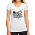 Women's Graphic T-Shirt Uni-Corn White