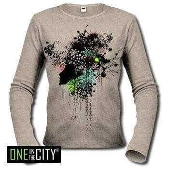 Womens Long Sleeve One In The City Fleur 00275