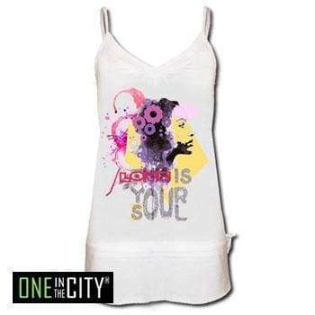 Womens Top One In The City Camille