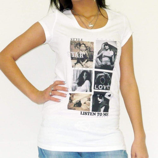 Womens Tunic One In The City Vintage Star Short-Sleeve Tunic 00271