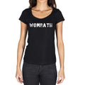 womrath, German Cities Black, Women's Short Sleeve Round Neck T-shirt 00002