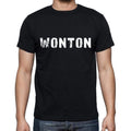 wonton ,Men's Short Sleeve Round Neck T-shirt 00004
