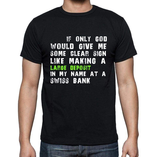 Woody Allen If Only God Would Give Me Some Clear Quote Mens T-Shirt Quote T Shirt - T-Shirt