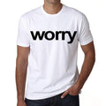 worry Men's Short Sleeve Round Neck T-shirt