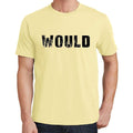 would Men's Short Sleeve Round Neck T-shirt 00043