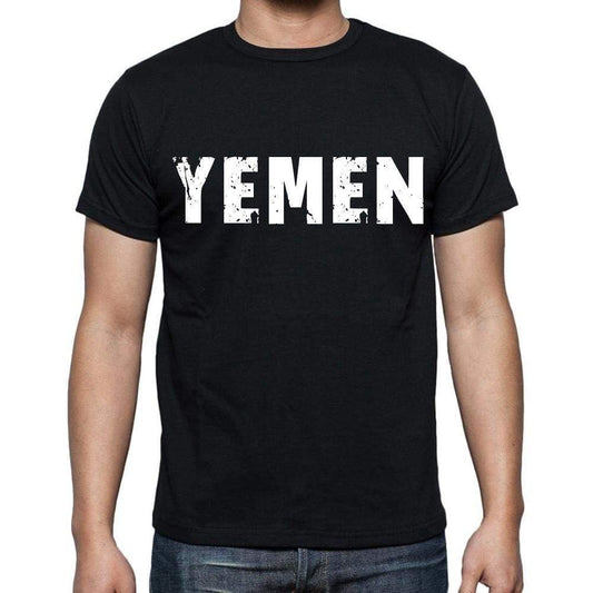 Yemen T-Shirt For Men Short Sleeve Round Neck Black T Shirt For Men - T-Shirt