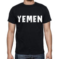 yemen Men's T-Shirt Short Sleeve Round Neck Black t shirt for men