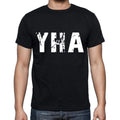 yha men t shirts,Short Sleeve,t shirts men,tee shirts for men,cotton,black , 3 letters
