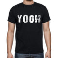 yogh Men's Short Sleeve Round Neck T-shirt , 4 letters Black