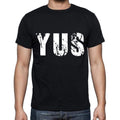 yus men t shirts,Short Sleeve,t shirts men,tee shirts for men,cotton,black , 3 letters