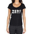 zerf, German Cities Black, Women's Short Sleeve Round Neck T-shirt 00002