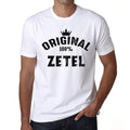 zetel, 100% German city white, Men's Short Sleeve Round Neck T-shirt 00001