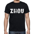 zhou Men's Short Sleeve Round Neck T-shirt 00016