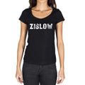 zislow, German Cities Black, Women's Short Sleeve Round Neck T-shirt 00002